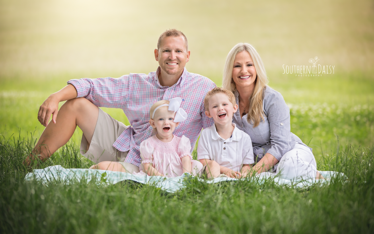 Happy Family of 4 {Nashville Family Photographer}