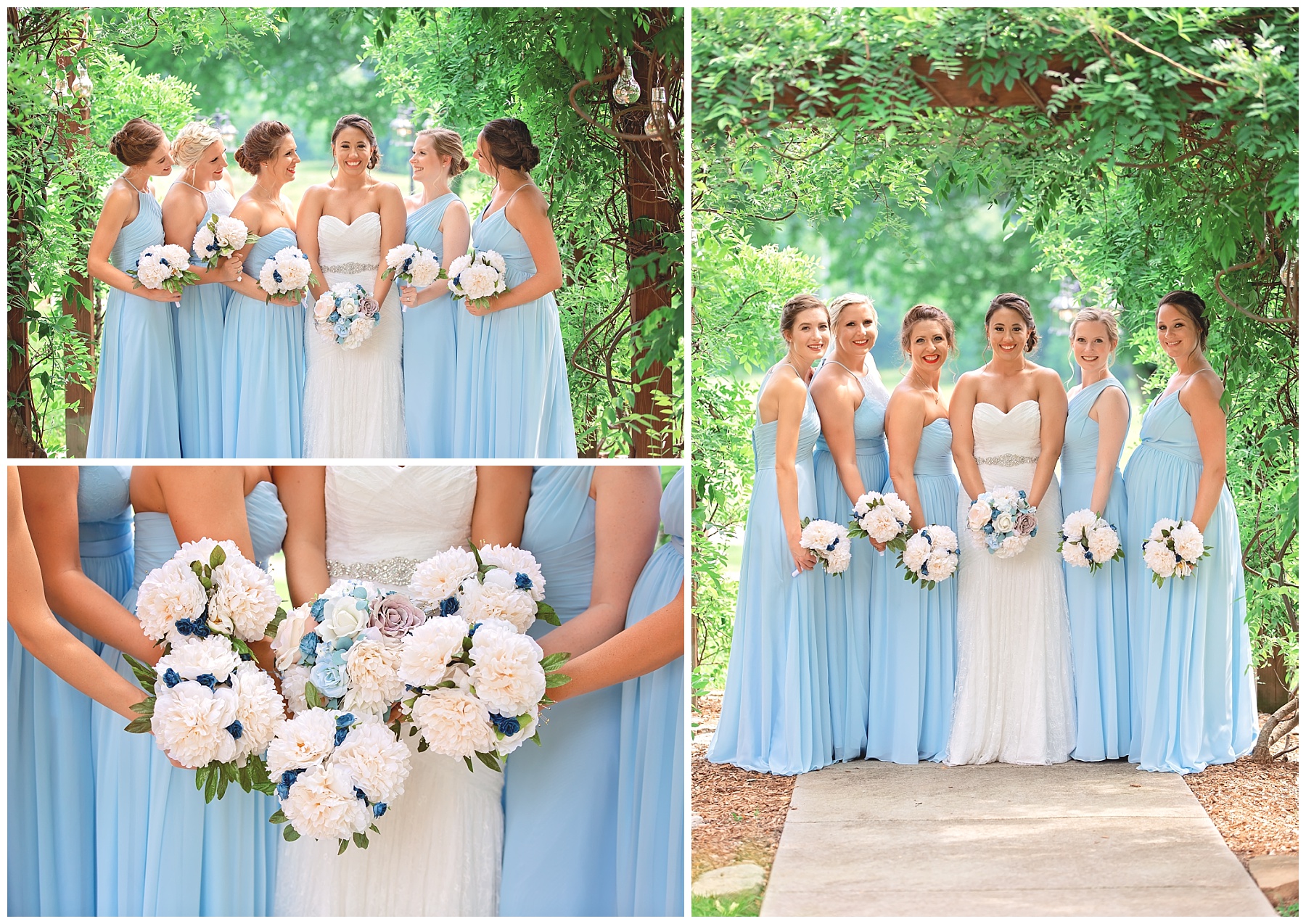 Bridesmaids at Rock Creek Farm in Gallatin Tn - Nashville Wedding