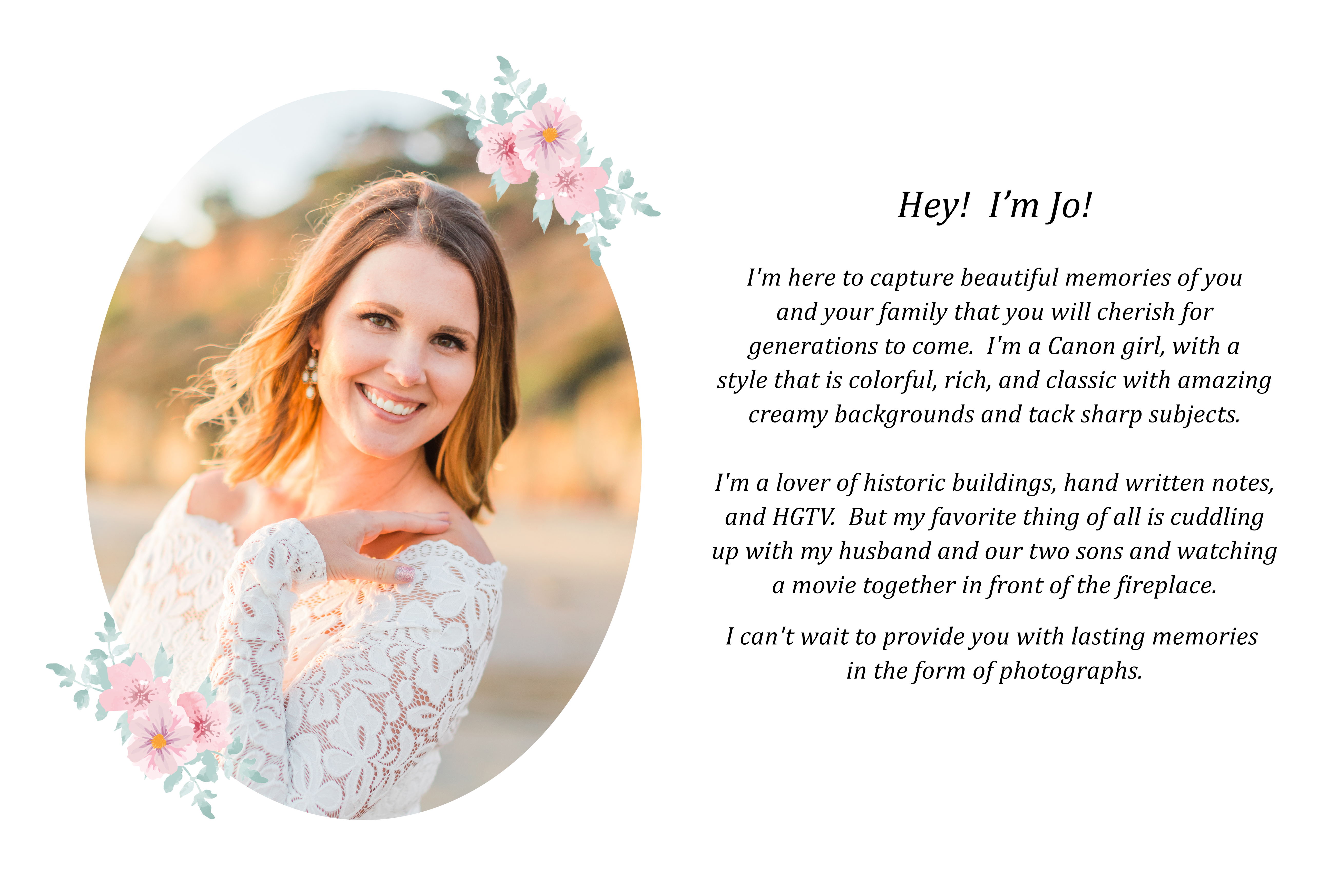 About Me - Jo McVey Photography