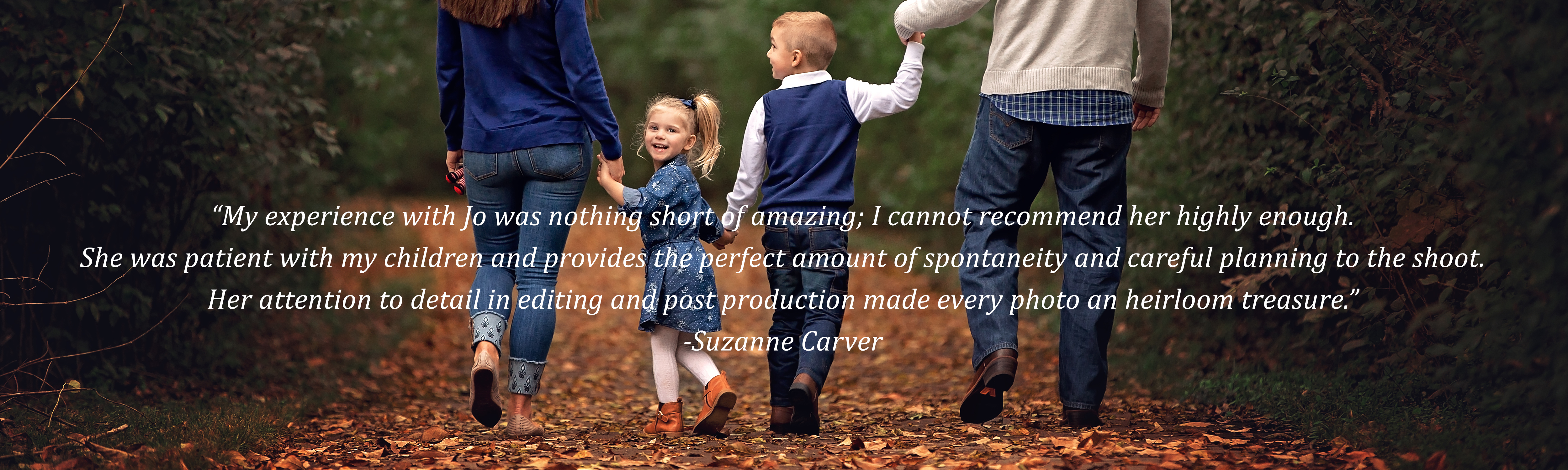 Testimonial for Jo McVey Photography